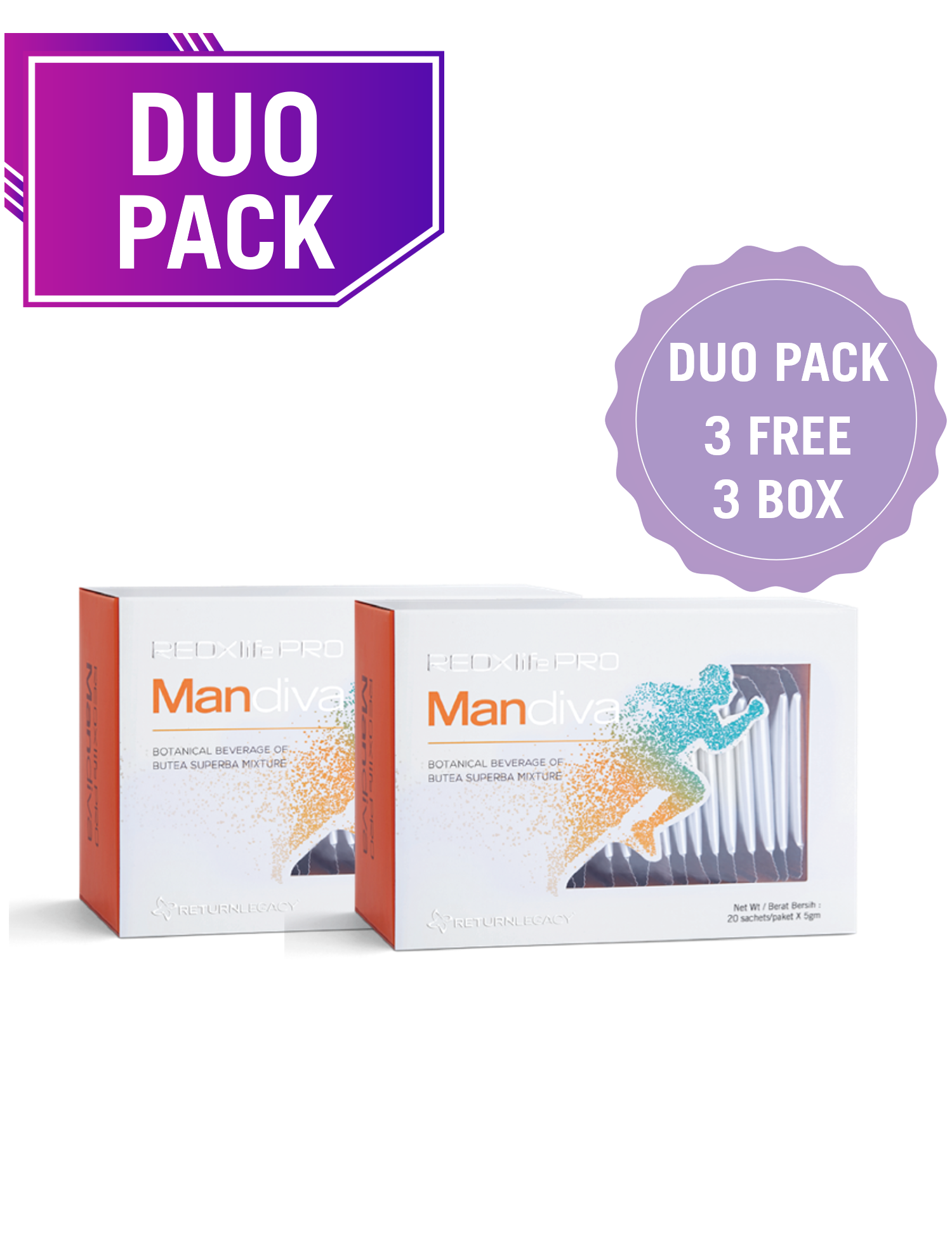 REOXlife PRO MANDIVA (3 DUO PACK FREE 3 BOX)